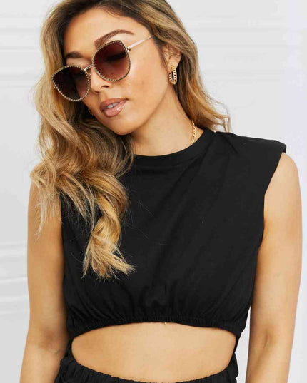 Full Rim Metal Frame Sunglasses