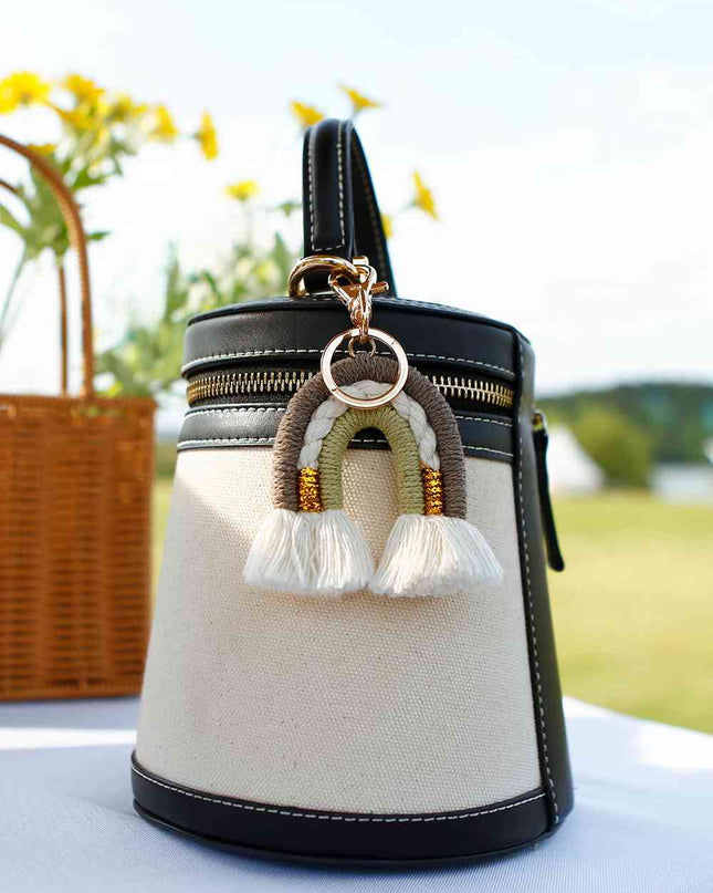 Random 4-Pack Rainbow Tassel Key Chain