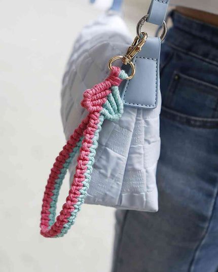 Heart Shape Macrame Key Chain