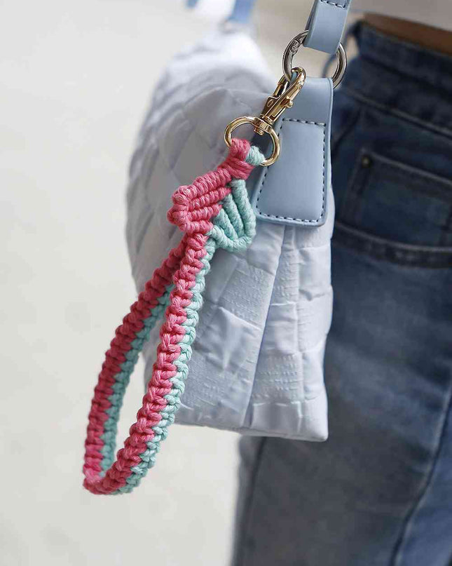 Heart Shape Macrame Key Chain