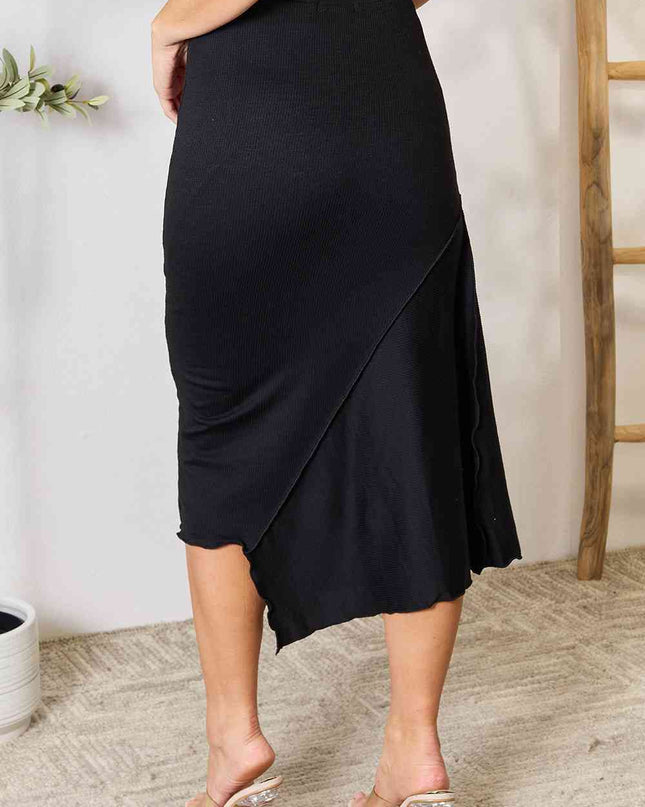 Culture Code Full Size High Waist Midi Skirt