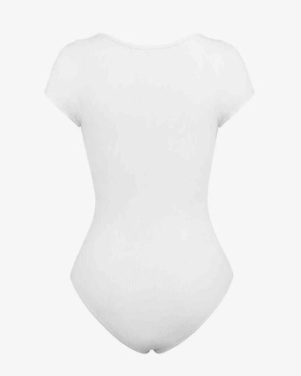 Scoop Neck Short Sleeve Bodysuit