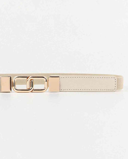 Geometric Double Buckle Elastic Belt