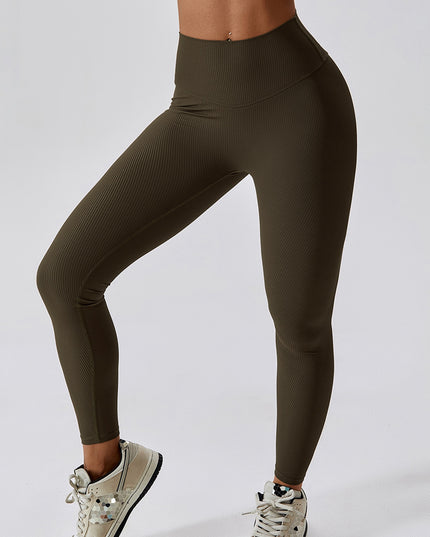 Wide Waistband Slim Fit Sports Pants