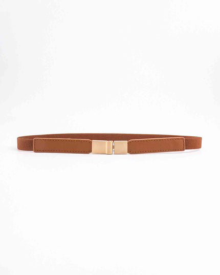 PU Elastic Skinny Belt
