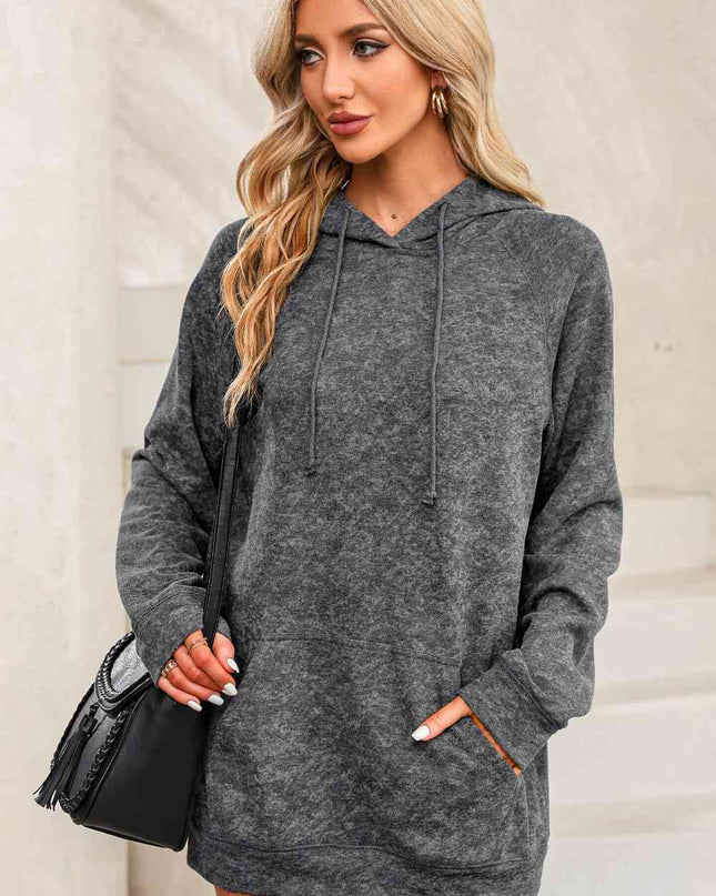 Long Sleeve Front Pocket Hoodie