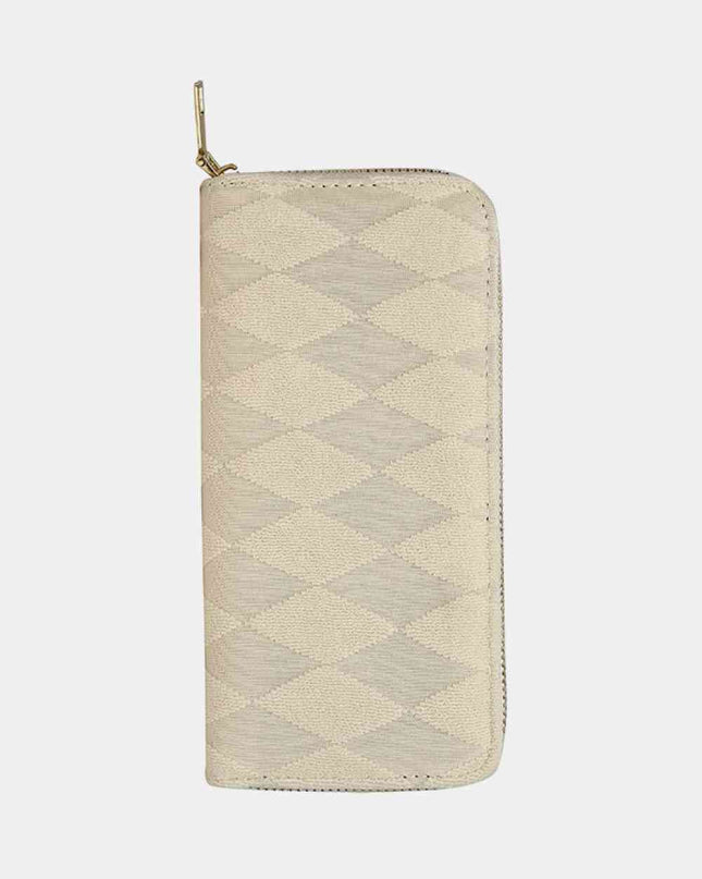 Polyester Geometrical Pattern Wallet