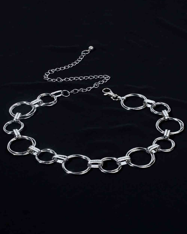 Alloy Chain Circle Shape Belt