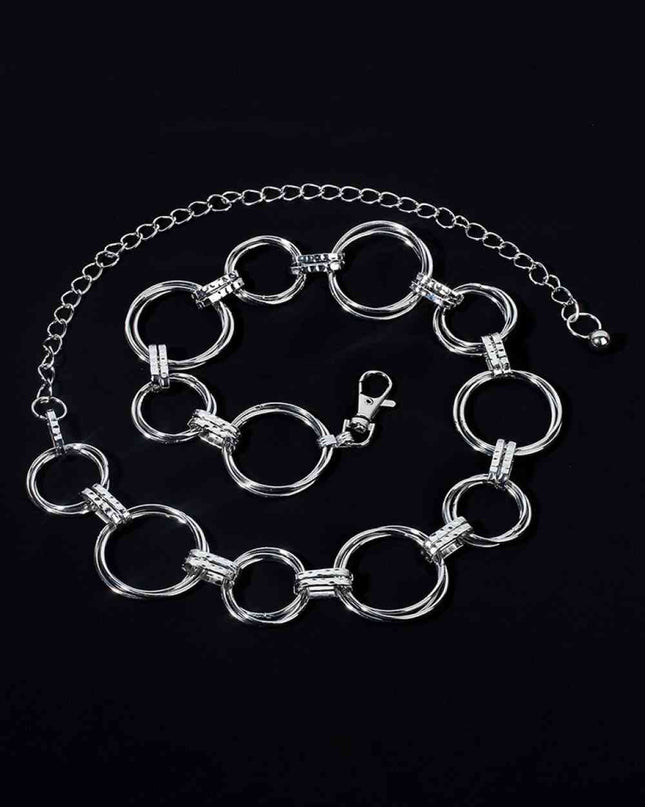 Alloy Chain Circle Shape Belt