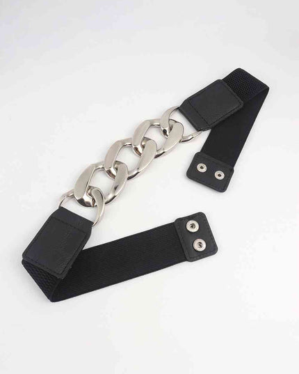 Chain Detail Elastic Belt