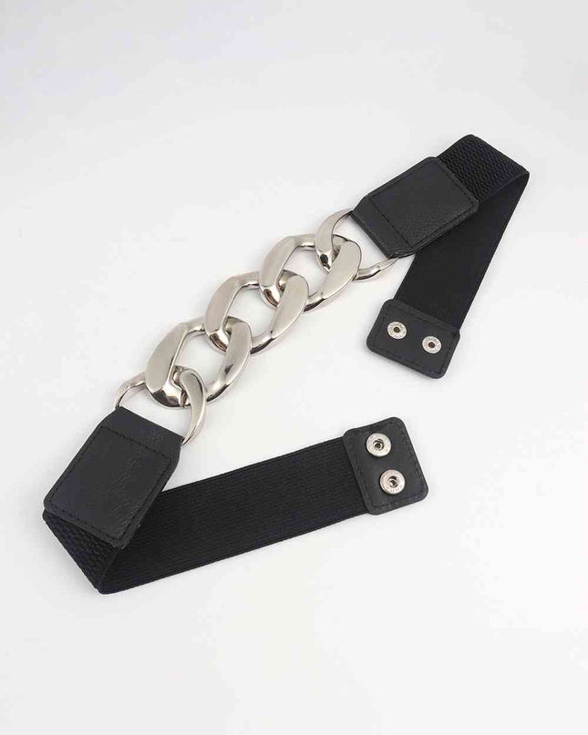 Chain Detail Elastic Belt