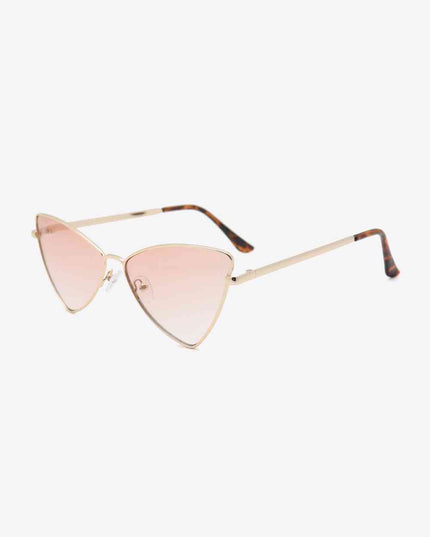 Metal Frame Cat-Eye Sunglasses