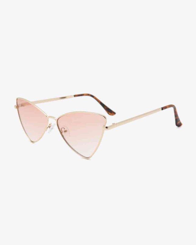 Metal Frame Cat-Eye Sunglasses