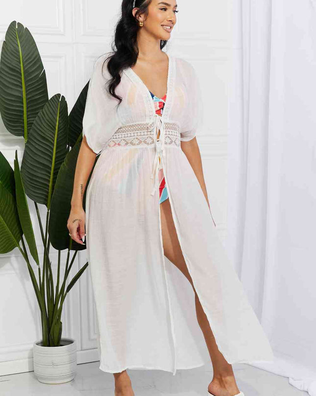 Marina West Swim Sun Goddess Tied Maxi Cover-Up