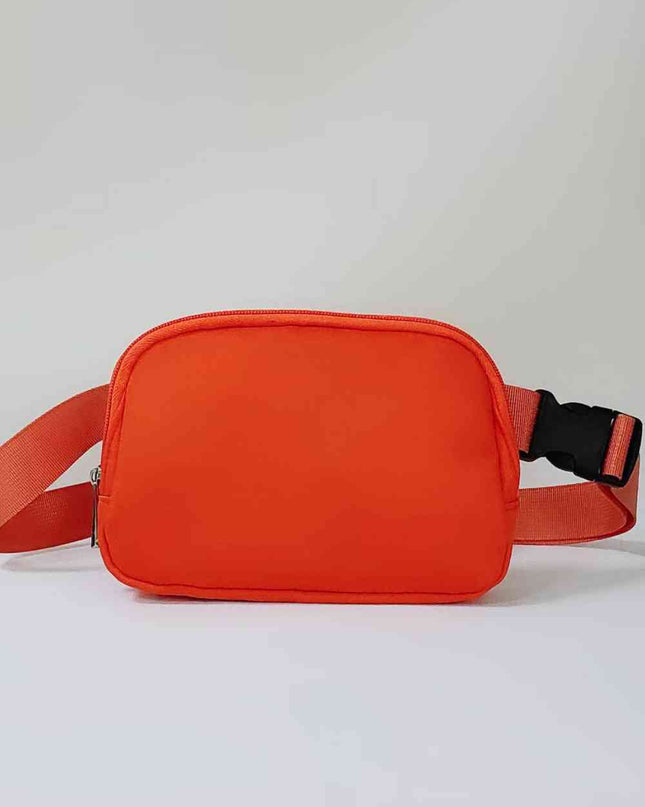 Buckle Zip Closure Fanny Pack