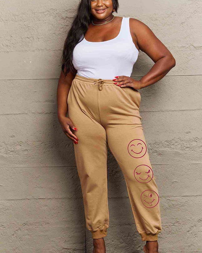 Simply Love Full Size Emoji Graphic Sweatpants