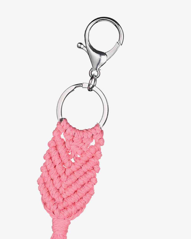Assorted 4-Pack Handmade Fringe Keychain
