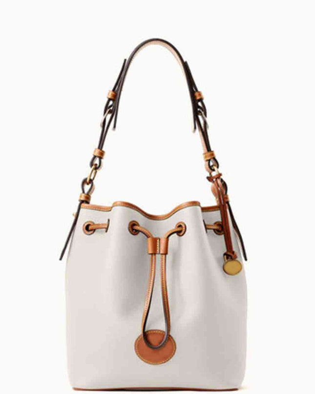 PU Drawstring Bucket Bag