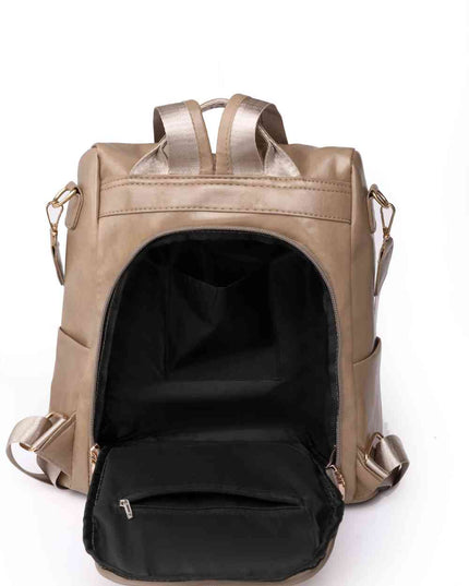 Zipper Pocket Backpack