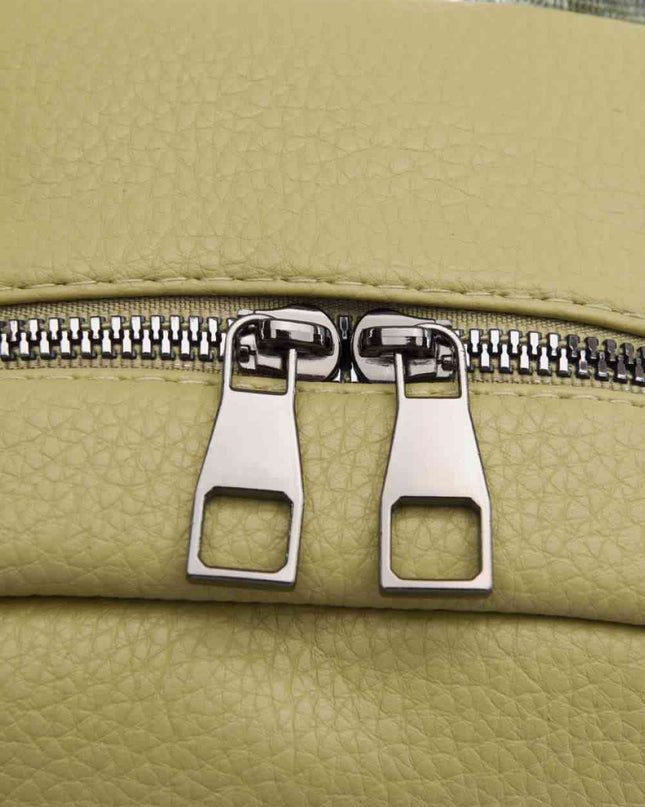 Medium PU Leather Backpack