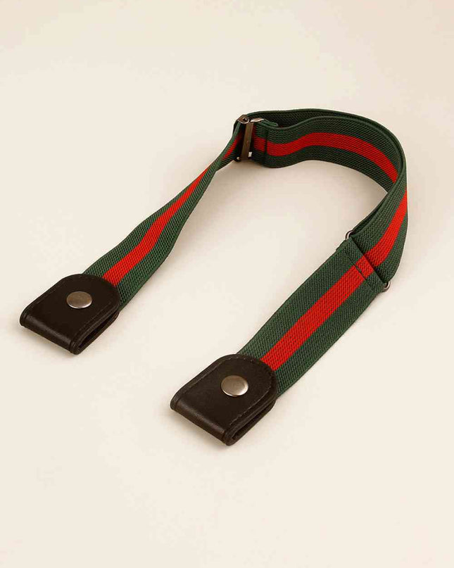 PU Elastic Snap Closure Belt