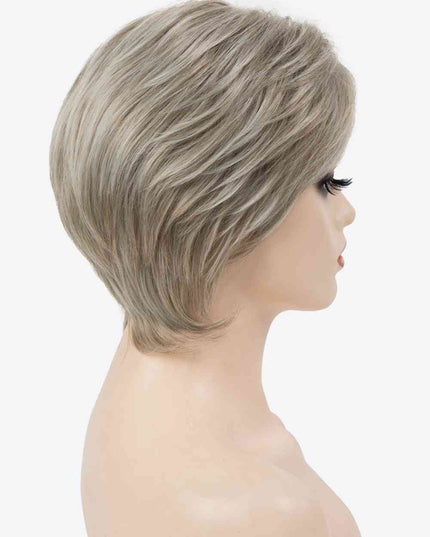 Full Machine Made Short Layered Wigs 4''