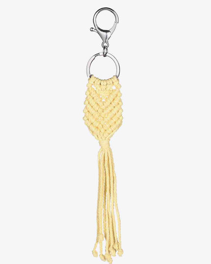 Assorted 4-Pack Handmade Fringe Keychain