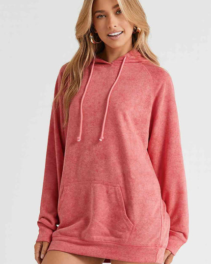 Long Sleeve Front Pocket Hoodie