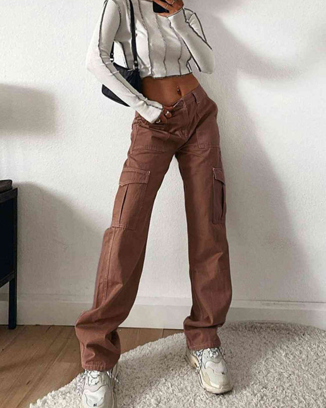 Straight Jeans with Pockets