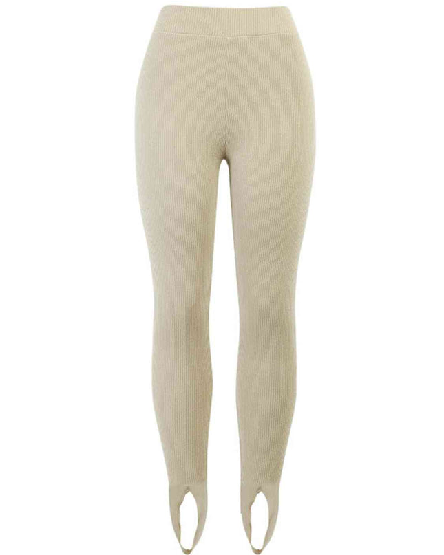 Ribbed Mid Waist Leggings