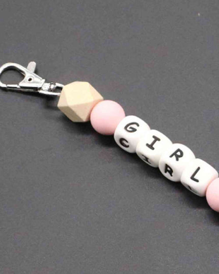 Assorted 2-Pack Mama Beaded Tassel Keychain