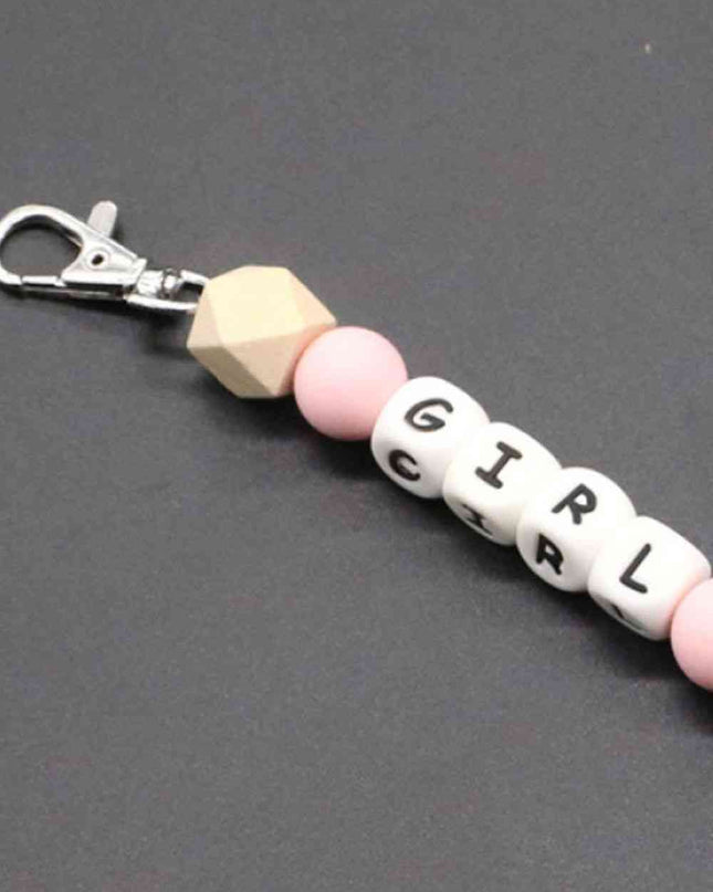 Assorted 2-Pack Mama Beaded Tassel Keychain