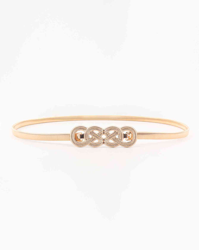 Knot Buckle Metal Belt