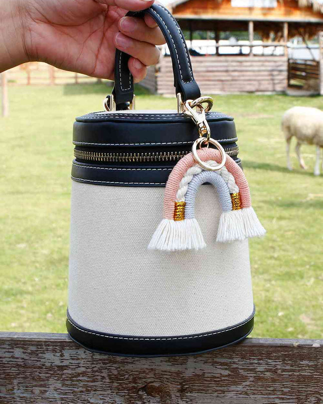 Random 4-Pack Rainbow Tassel Key Chain