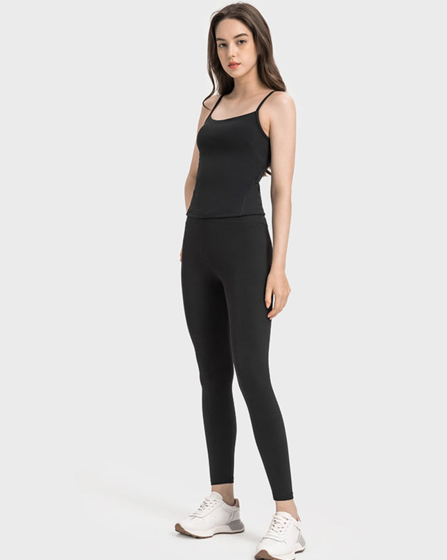 Crisscross Cutout Sports Cami