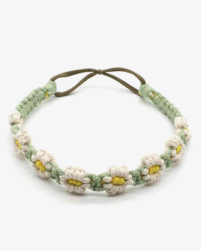 Assorted 2-Pack In My Circle Daisy Macrame Headband