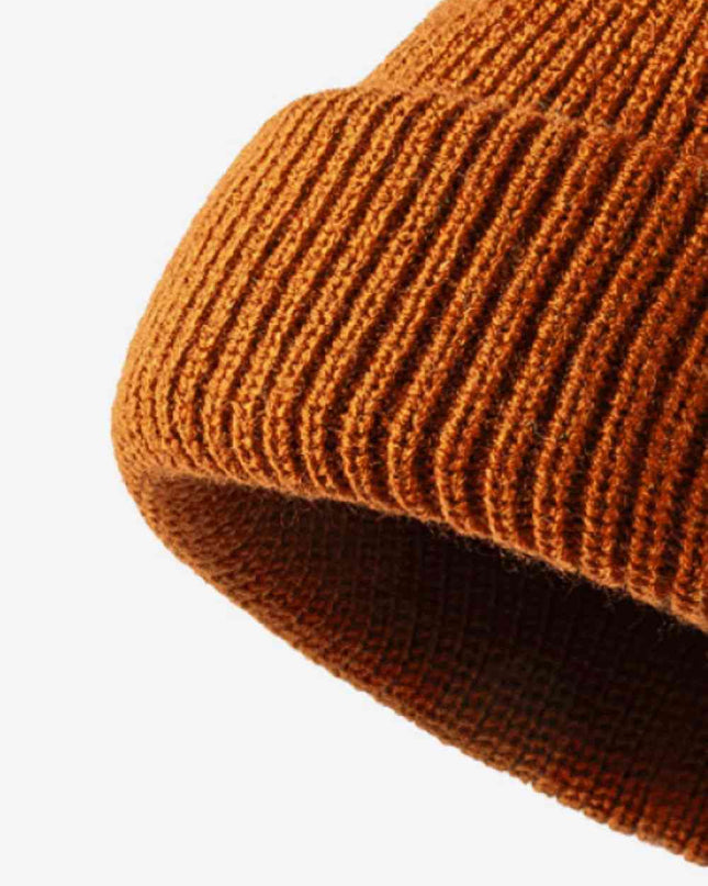Calling For Winter Rib-Knit Beanie