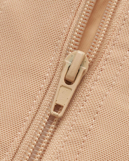 Full Size Side Zip Up Wide Strap Shapewear