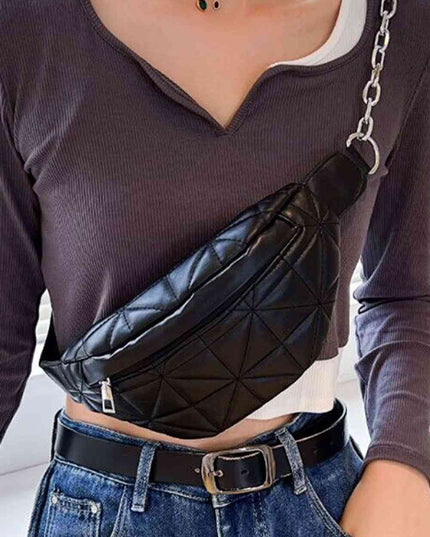 PU Leather Sling Bag