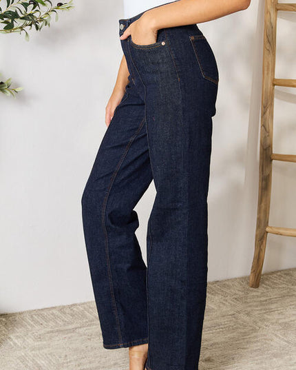 Judy Blue Full Size High Waist Wide Leg Jeans