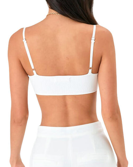 Scoop Neck Spaghetti Strap Bra