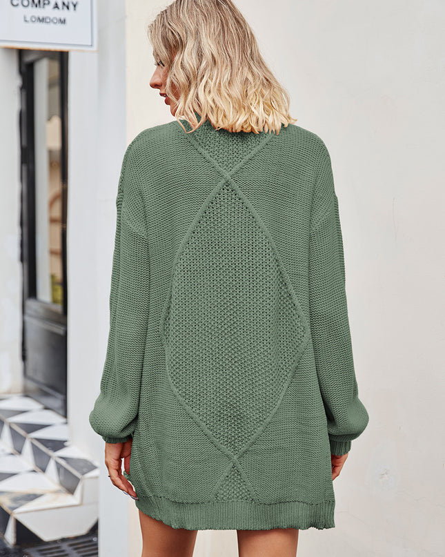 Open Front Cardigan with Pockets