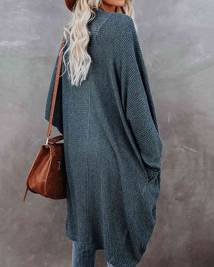 Open Front Long Sleeve Cardigan