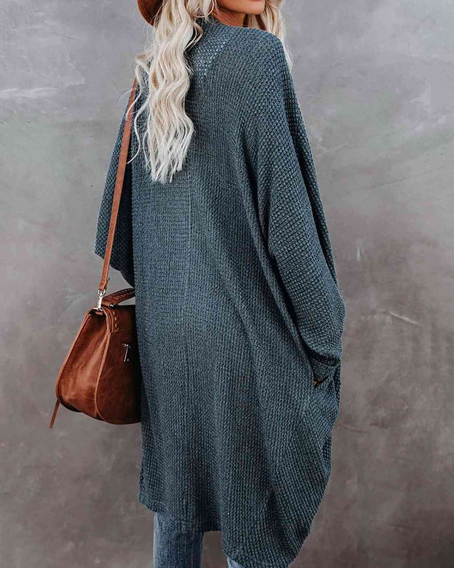 Open Front Long Sleeve Cardigan