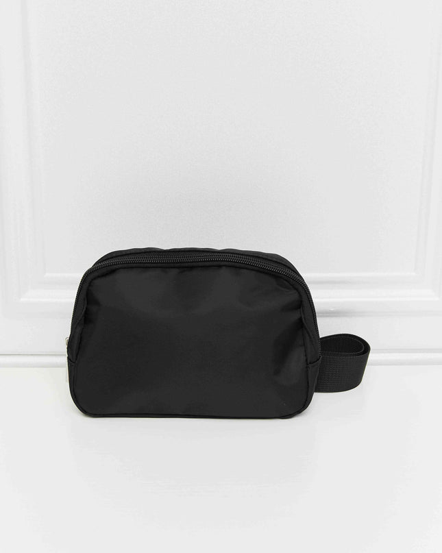 Buckle Zip Closure Fanny Pack