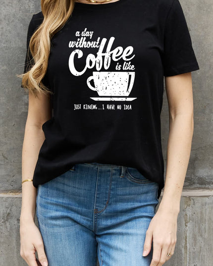 Simply Love Full Size Slogan Graphic Cotton Tee