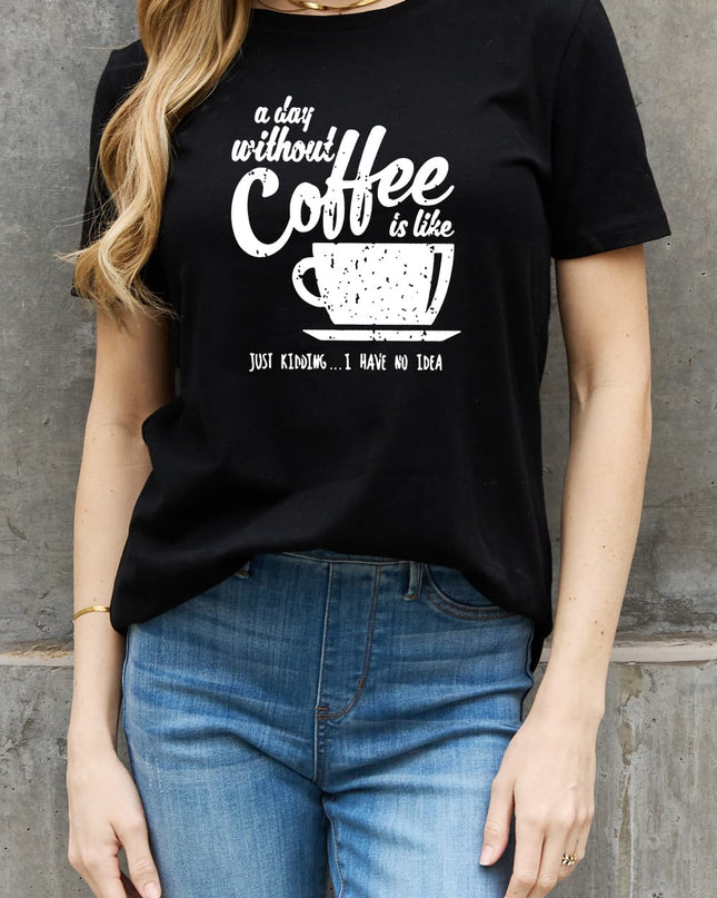 Simply Love Full Size Slogan Graphic Cotton Tee