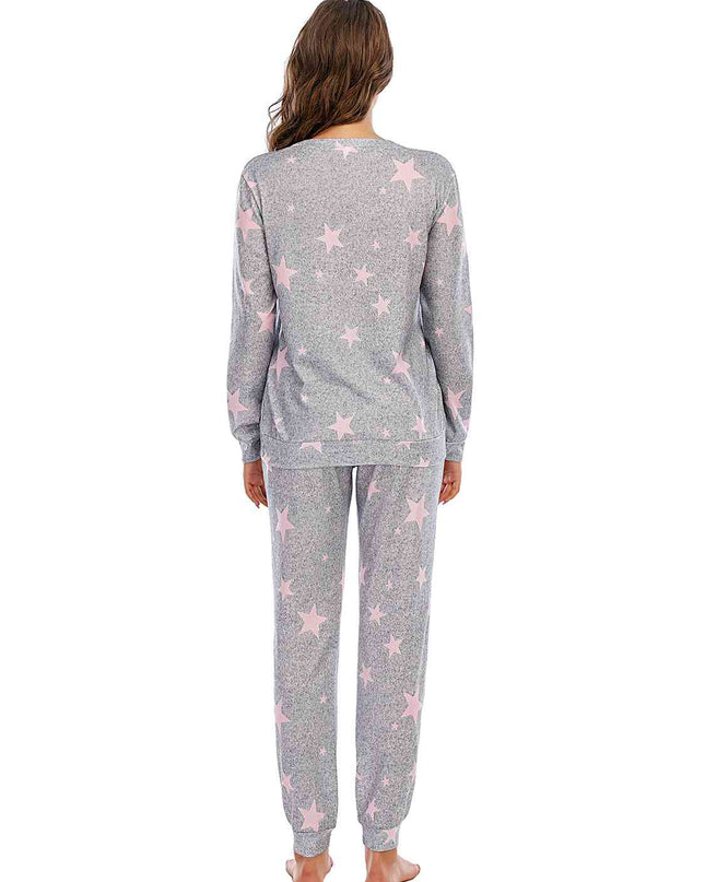 Star Top and Pants Lounge Set