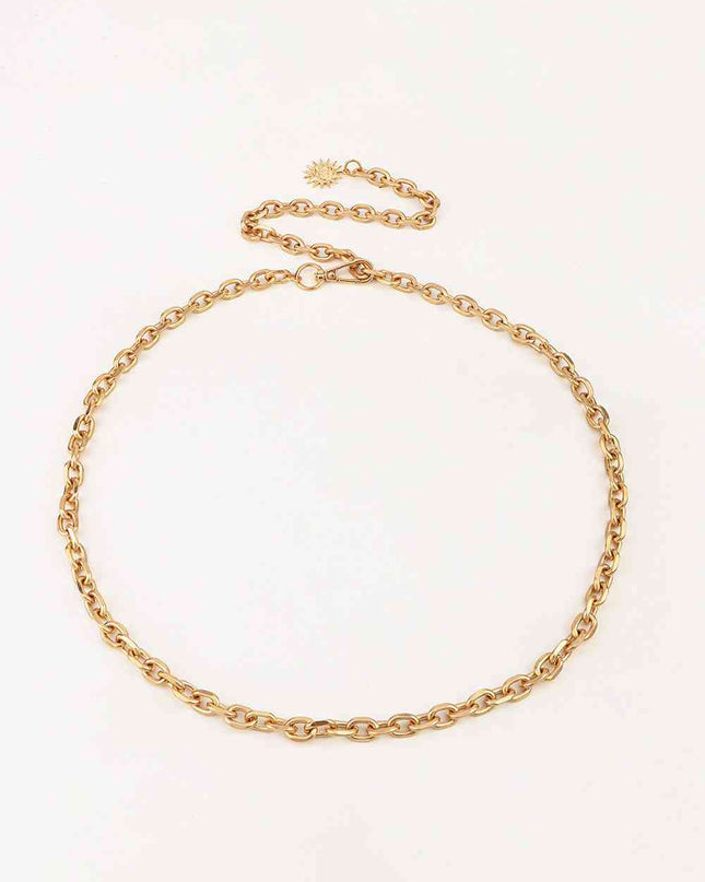Sun Iron Chain Belt