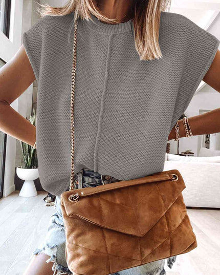 Cap Sleeve Sweater Vest
